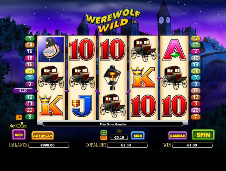 Werewolf Wild online slot
